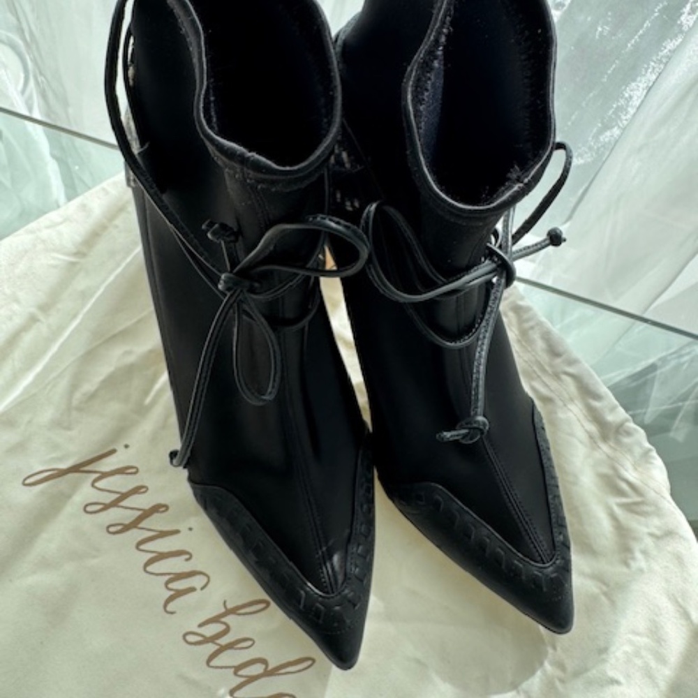 Jessica Bedard Black Star Ankle Boot - IT/EU 37 - Picture 2 of 16